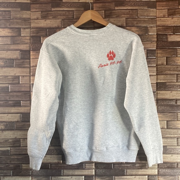 Women’s Vtg Medium Gray Sweater Paris Rocky Mountain Spirit Fruit of the loom - Picture 4 of 10